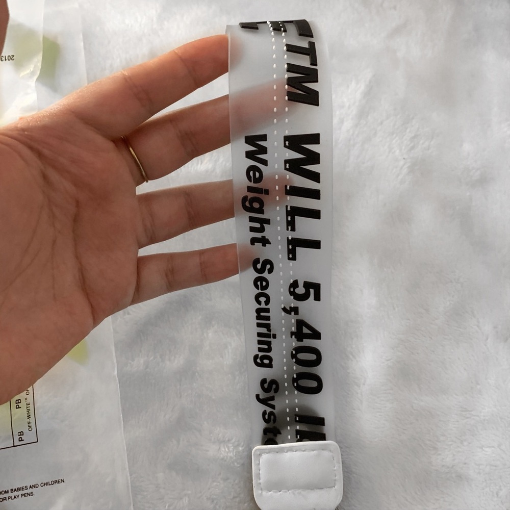 Off White inspired keychain/short lanyard